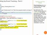 Google Analytics Education: Setting Up Event Tracking - Pt2