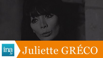 Juliette Gréco à Angers - Archive INA 1969