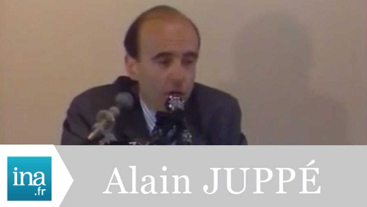 Robert Poujade et Alain Juppé à Dijon - Archive INA