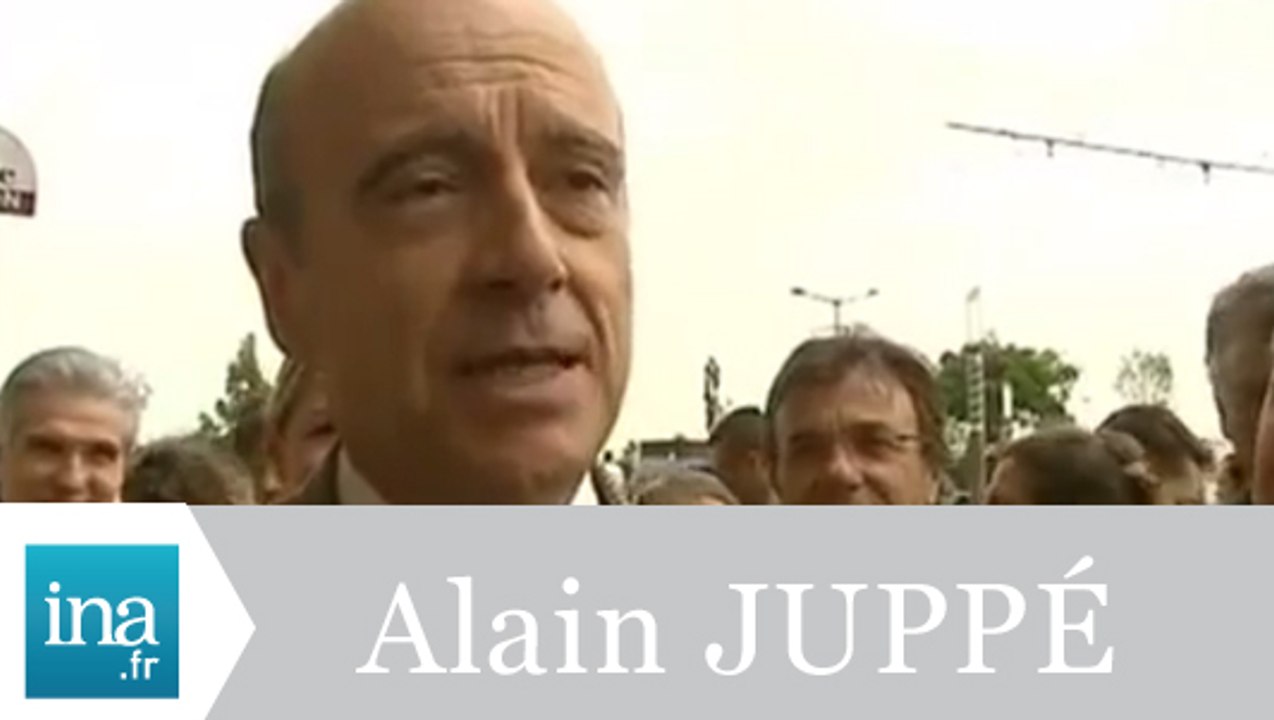 Alain Juppé "la retraite de Jacques Chirac" - Archive INA