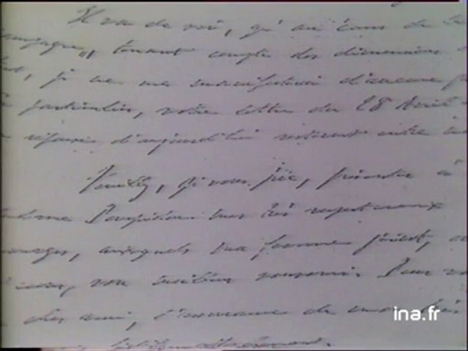 Lettre de GAULLE