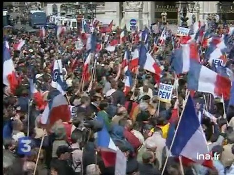 Manif FN 1er mai : extrait discours de Jean Marie le Pen