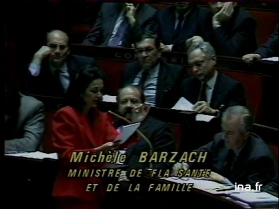 SIDA violent débat a l'assemblée nationale - Archive vidéo INA