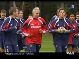 [Entrainement des Bleus avant le match Suisse-France]