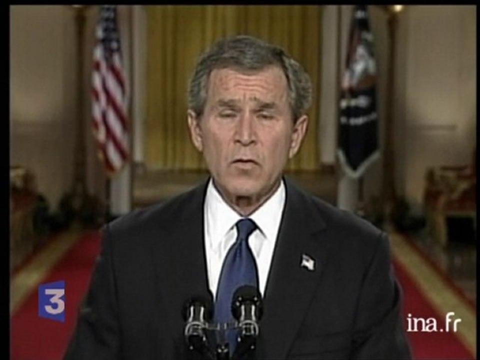 George W. Bush a déclaré la guerre à l'Irak - Archive vidéo INA