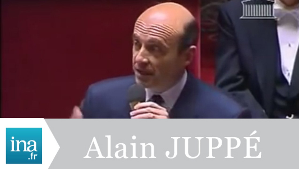 Alain Juppé "la mauvaise graisse des fonctionnaires" - Archive INA