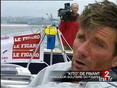 [Course en Solitaire du Figaro : victoire finale de Christophe de Pavant]