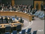 [menace veto Russe + rapport Blix]