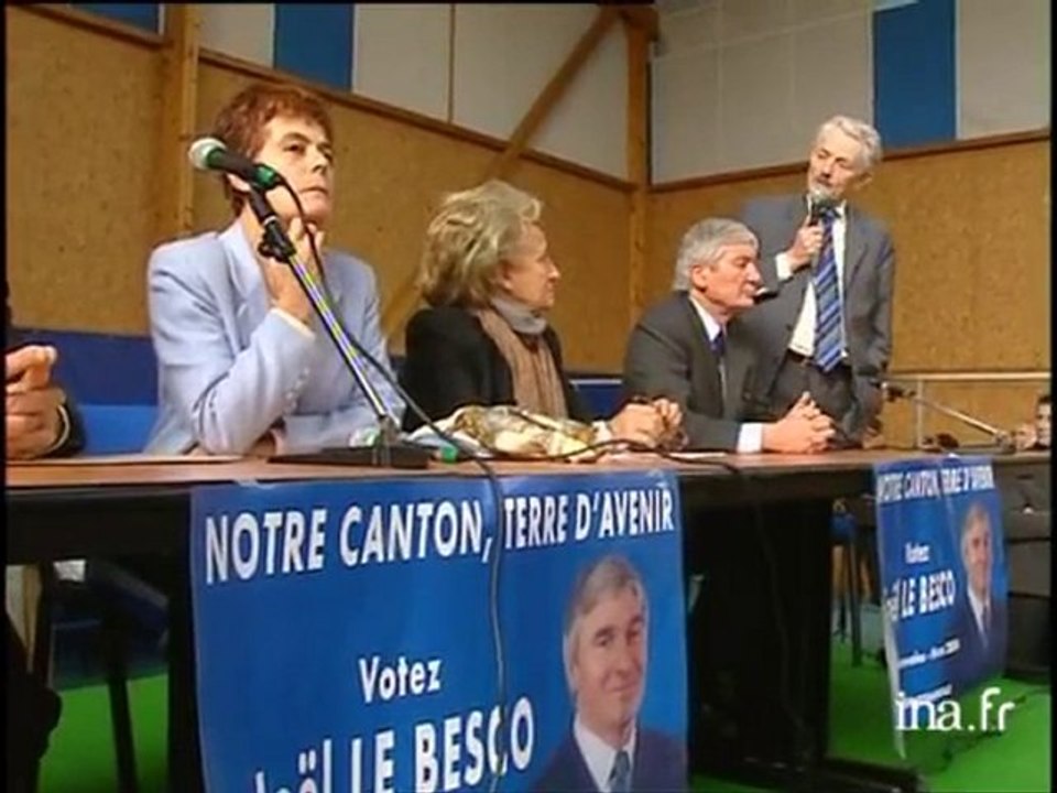 Meeting de l'UMP avec Bernardette Chirac