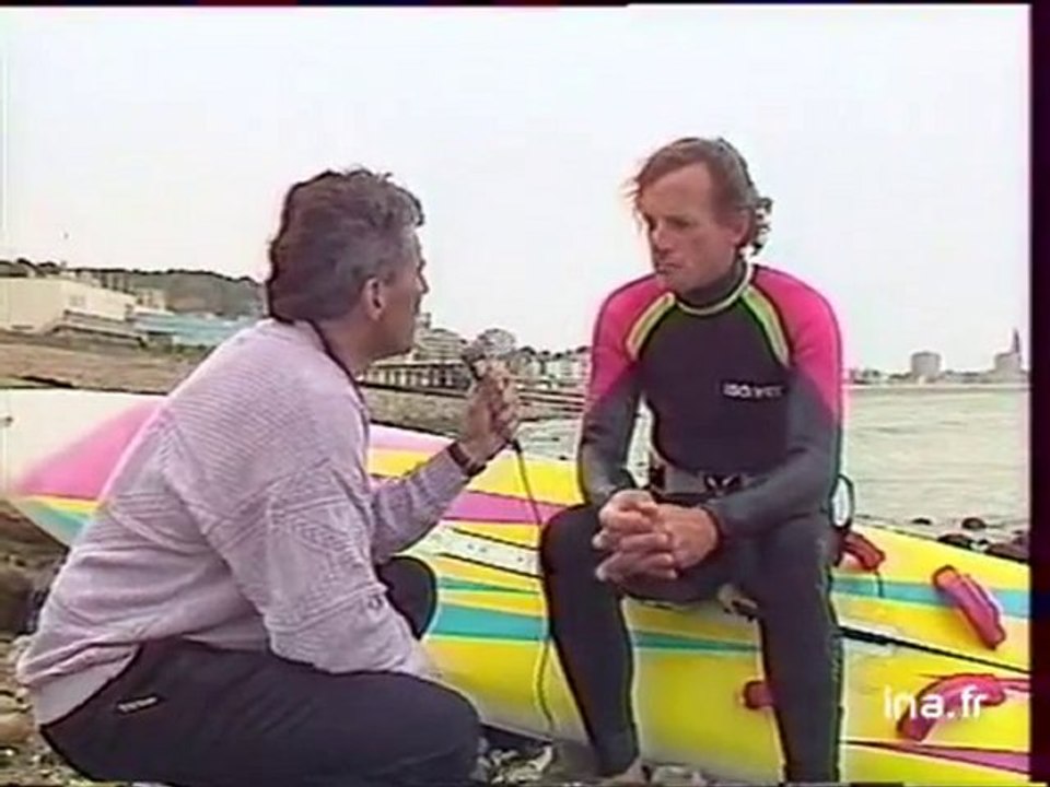 Le Havrais Stan SOBCZYK, recordman du monde de vitesse en planche à voile