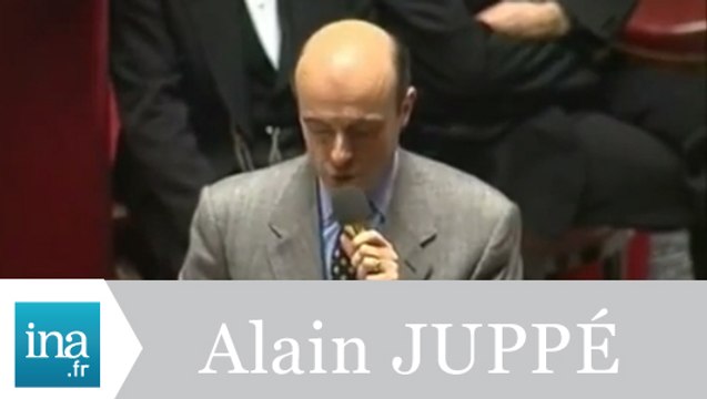 Alain Juppé Le problème de la croissance - Archive INA