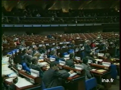 Strasbourg : Le Dalaï Lama Tenzin Gyatso au Conseil de l'Europe