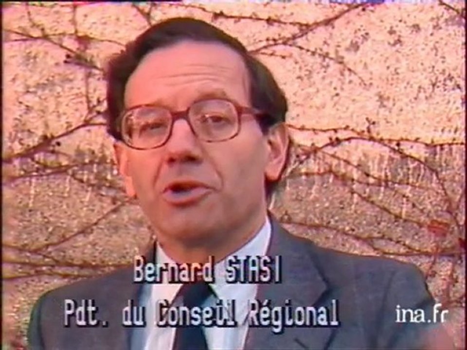 Bernard Stasi contre une fusion des régions Champagne-Ardenne et Picardie