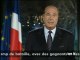 Voeux 98 de Chirac