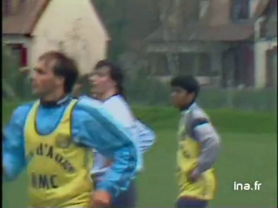 L'entraînement de l'OM à Rambouillet