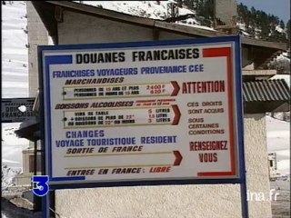 Dossier: l'ouverture des frontières en 1993