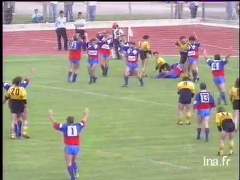 Finale de la coupe de France de rugby à XIII : Carcassonne Saint Estève