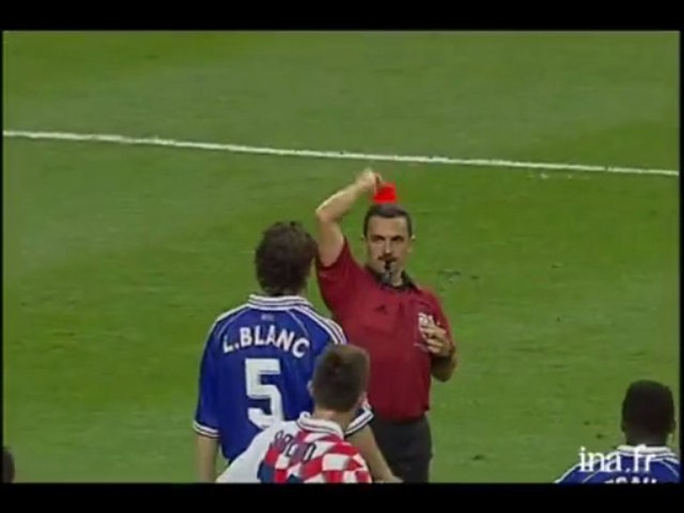 Adieux Laurent Blanc le dernier match  - Archive vidéo INA