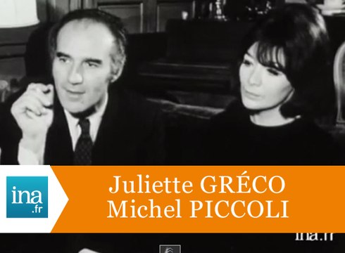 Michel Piccoli et Juliette Gréco parlent de leur mariage - Archive INA