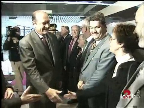 Chirac inauguration hôpital Mantes la Jolie