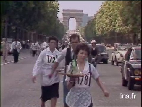 Course de garçons de café