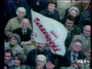 Voyage de George Bush en Pologne