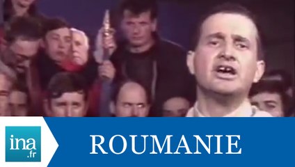 Le nouveau pouvoir roumain après la chute de Ceaușescu - Archive INA