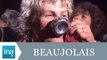 Dégustation de Beaujolais nouveau à l'aéroport de Satolas - Archive INA