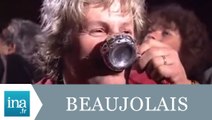 Dégustation de Beaujolais nouveau à l'aéroport de Satolas - Archive INA