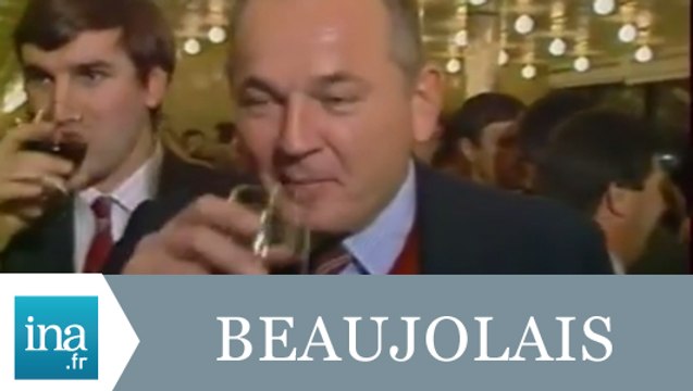 Le Beaujolais Nouveau fêté à l'Assemblée Nationale - Archive INA