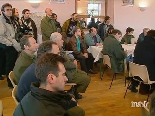 Visite de Jean Glavany dans les Vosges suite tempête