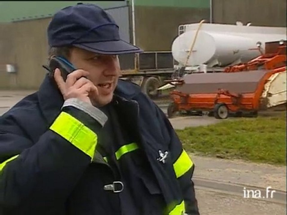 Aide apportée par des Tchèques pour le rétablissement du réseau EDF endommagé par la tempête