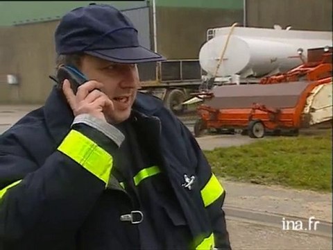 Aide apportée par des Tchèques pour le rétablissement du réseau EDF endommagé par la tempête