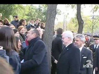 Cérémonie du 11 novembre : Chirac Jospin