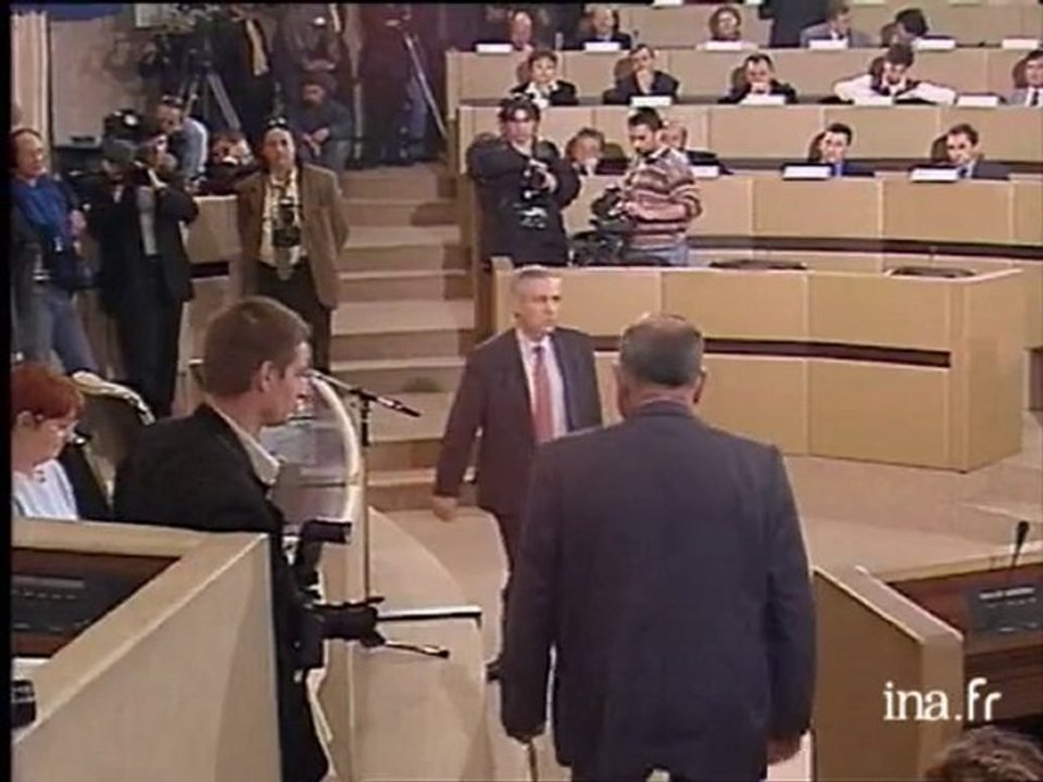 Alain ROUSSET élu Président Conseil Régional d'Aquitaine au terme du troisième tour