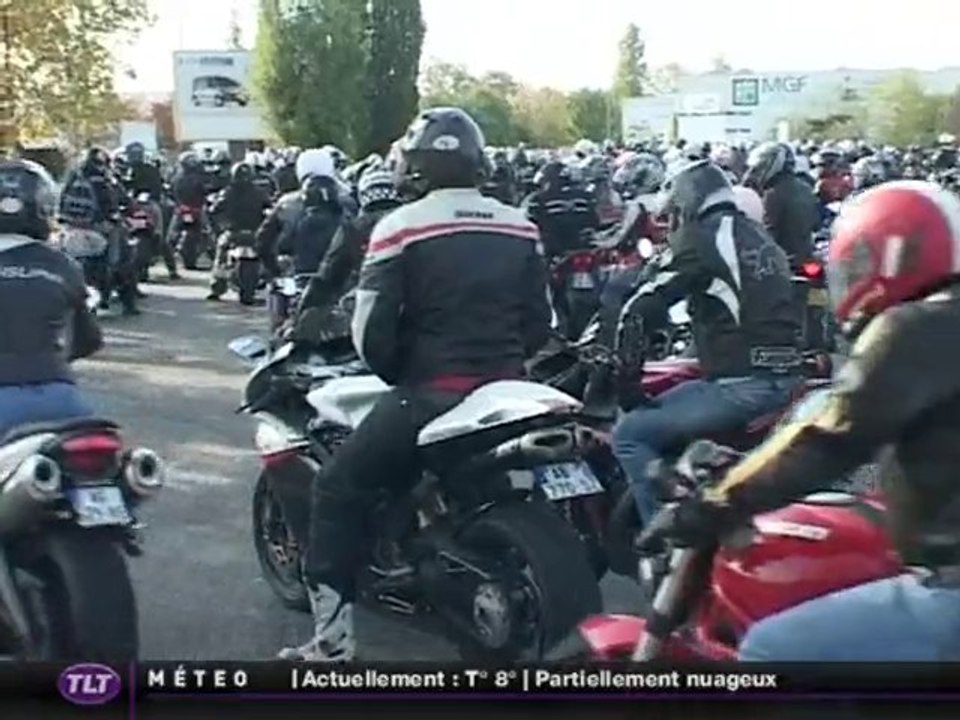 Manif moto : 500 motards mobilisés à Toulouse