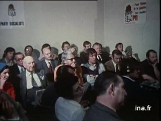 Conférence de presse de M. Mitterrand