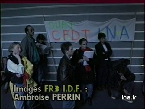 Bry-sur-Marne : grève INA