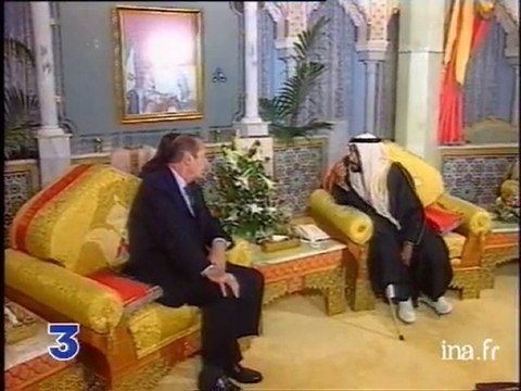 Jacques Chirac aux Emirats Arabes Unis