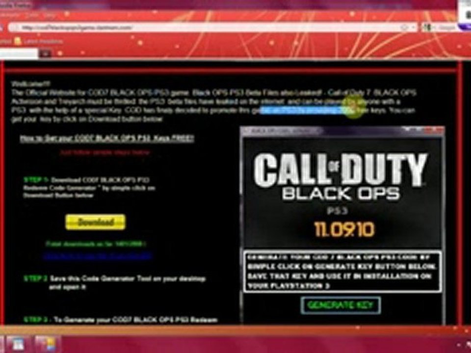 blackops beta keys  PS3 free