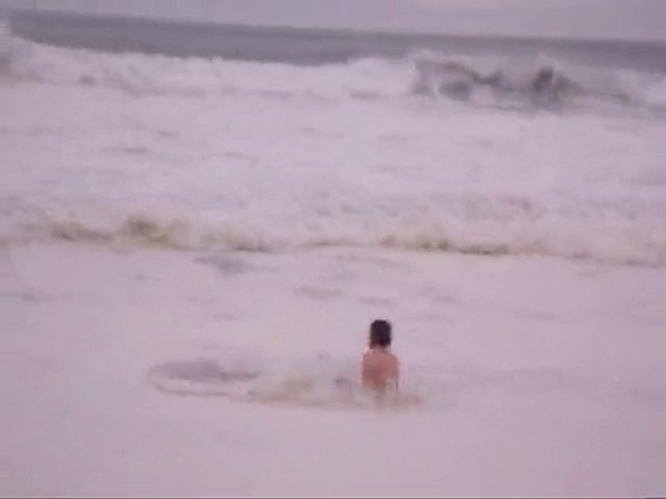 dans la mer...
