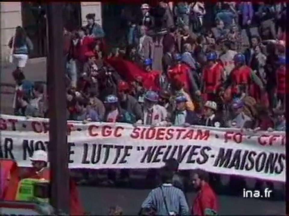 Manifestation sidérurgistes
