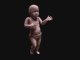 un bébé danseur sur rythme musique algeroise