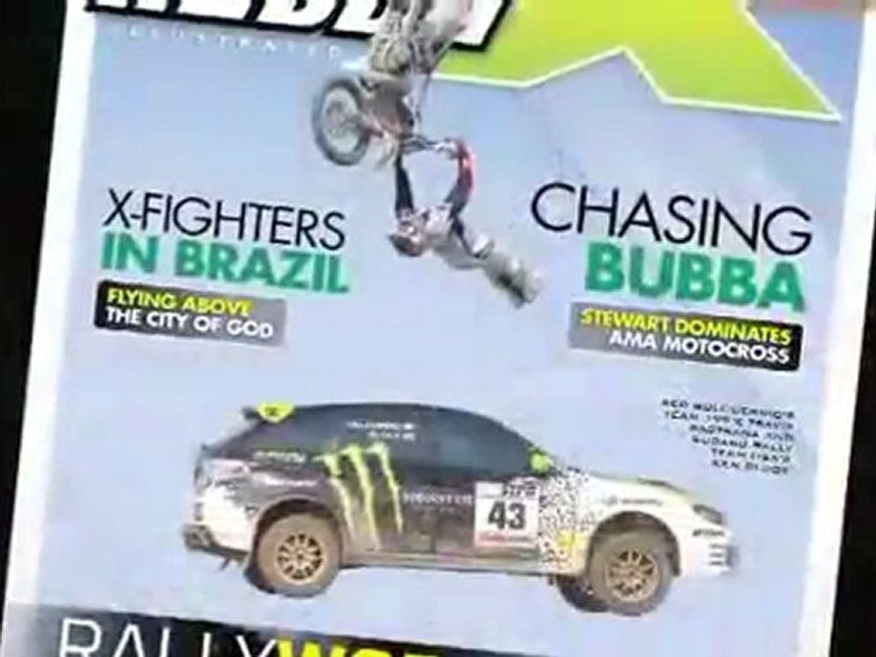 Jump en subaru par Ken Block   Travis Pastrana