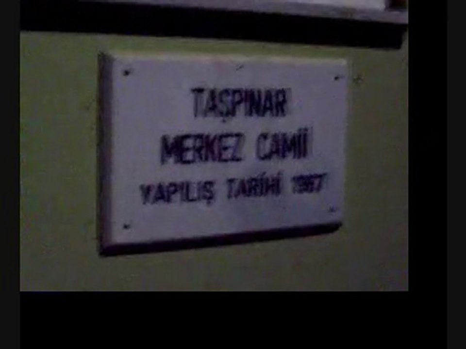 YENİ RESTORE YAPILAN TAŞPINAR KÖYÜ CAMİ GÖSTERİM VİDEO