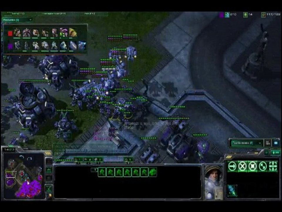 Match Starcraft II : Tuzer (T) vs Ivory (Z) par Llewellys.