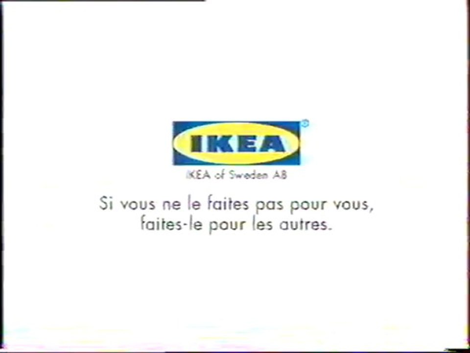 Publicité IKEA 2001