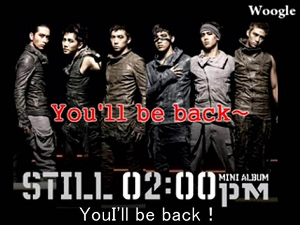 【日本語】応援法練習用　ニ倍速　2PM　『I'll be back』