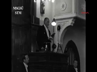 Atatürk'ün gerçek sesi Video  www.selcukhaber.com