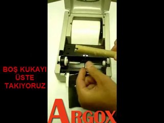 Argox Os Serisi etiket ve ribbon takılması